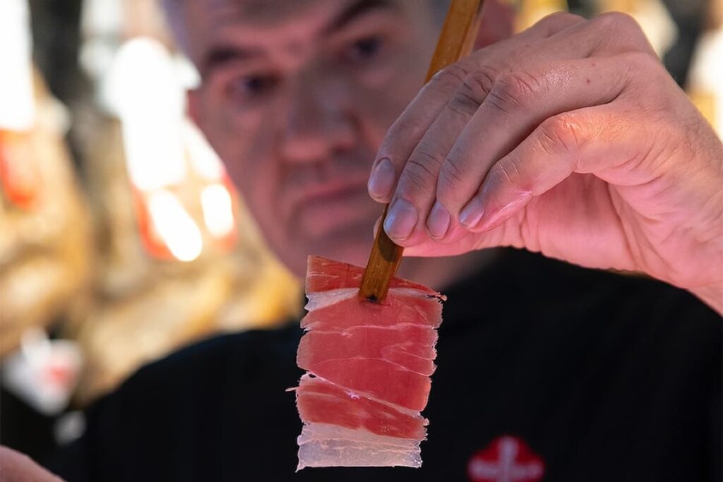 pinzas accesorios cortar jamón Beher