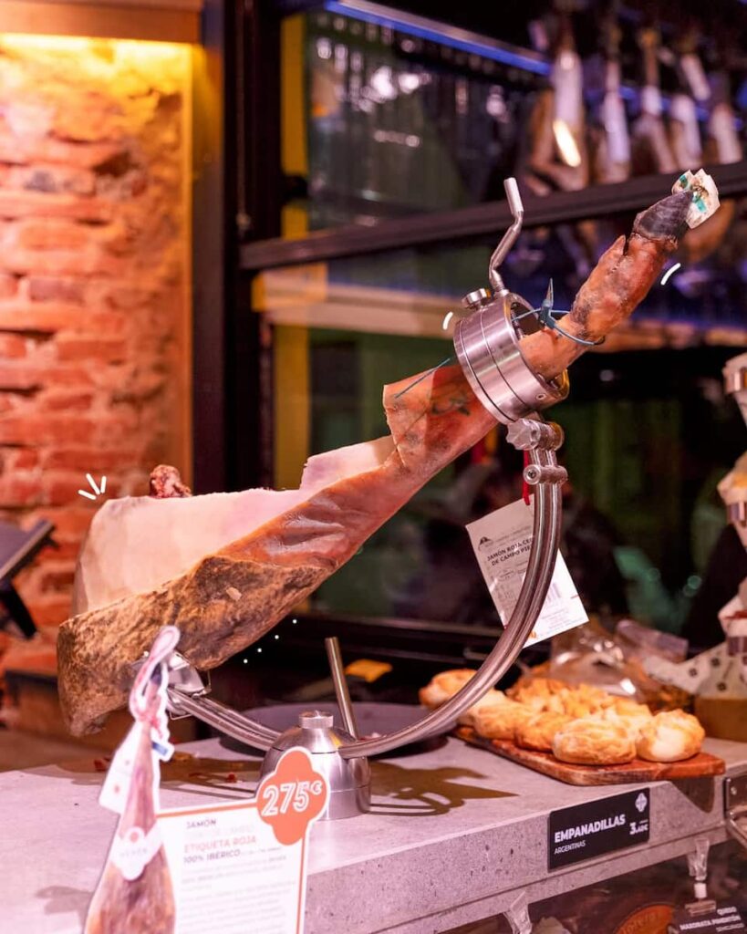 jamón soporte jamonero huesos cortar y deshuesar Beher
