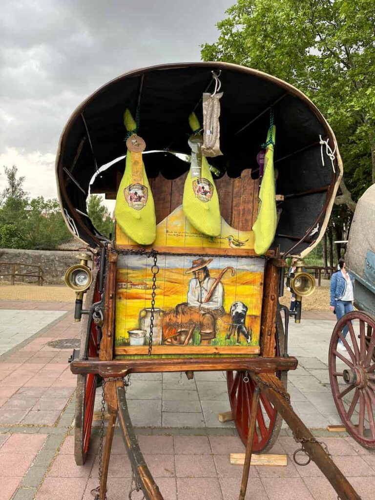 carro típico arriero jamón Guijuelo Beher