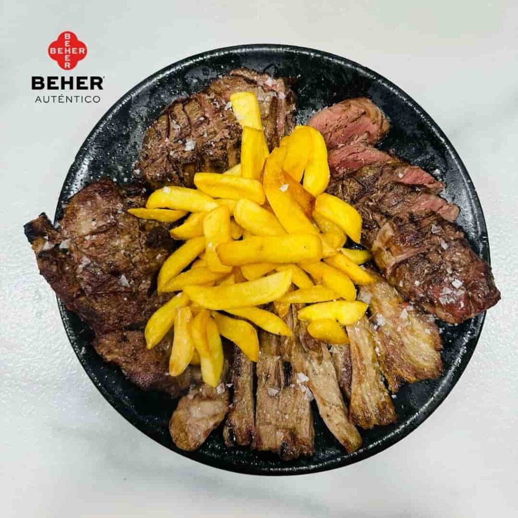 parrillada ibéricos cena Nochebuena Beher