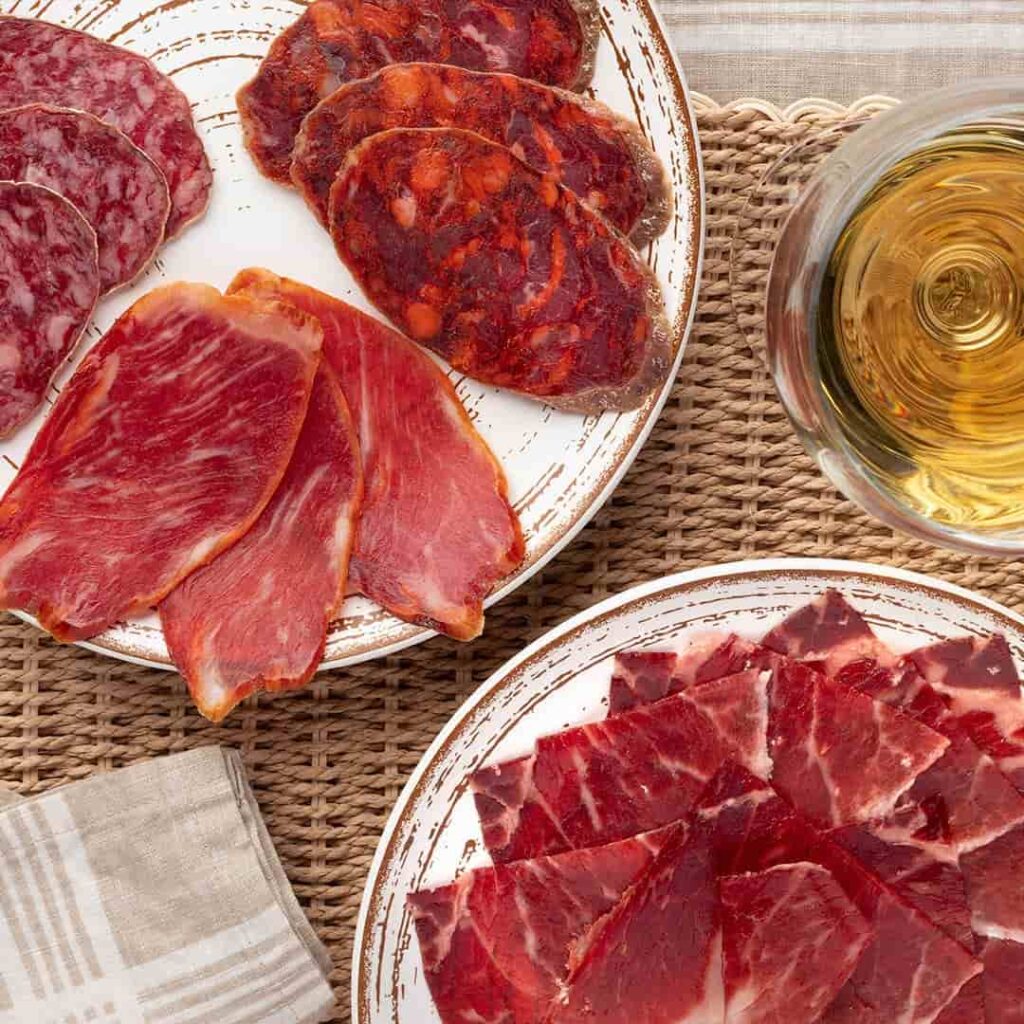tabla ibéricos cena Nochebuena Beher