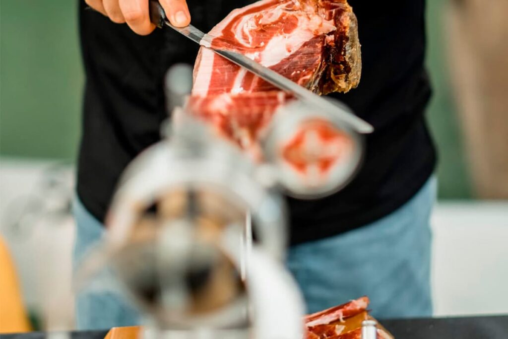 cómo empezar un jamón Beher