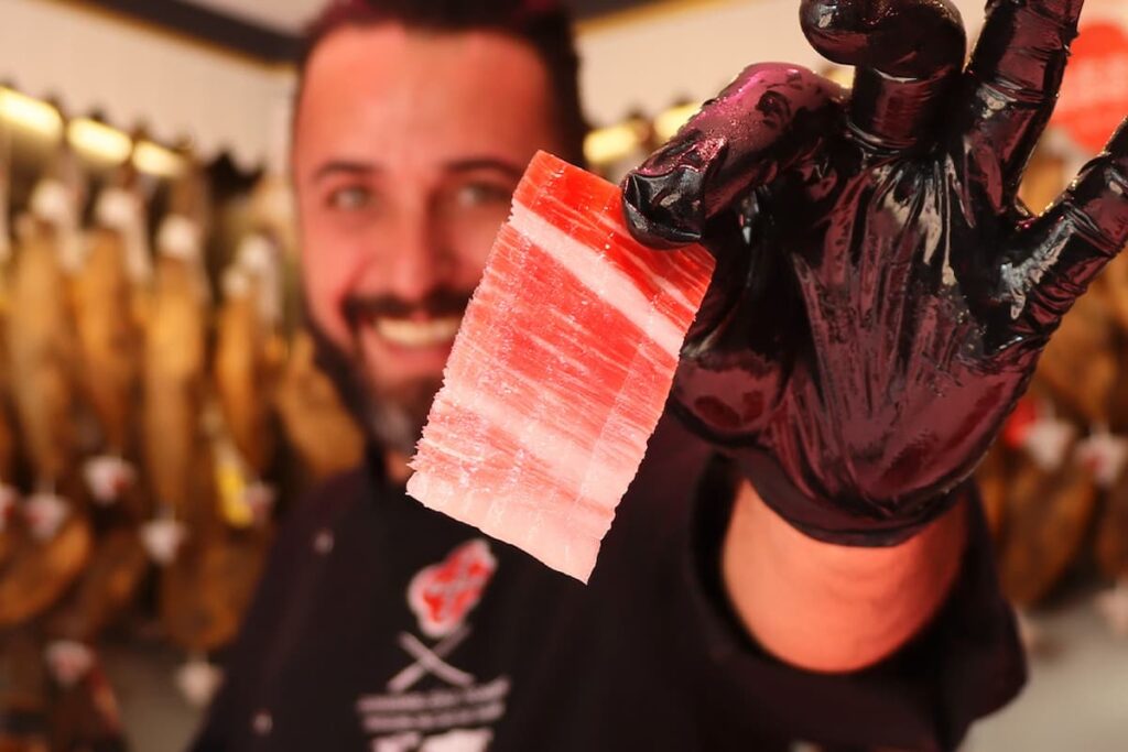 corte jamón cómo empezar jamón Beher