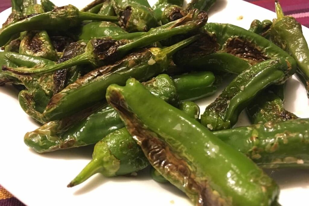 acompañamiento pimiento padrón chuleta ibérica Beher