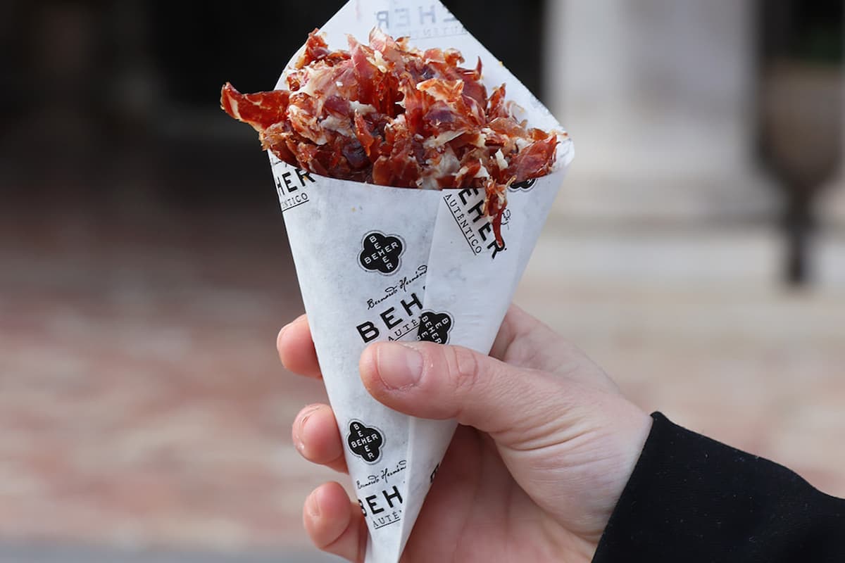 cómo hacer virutas de jamón BEHER